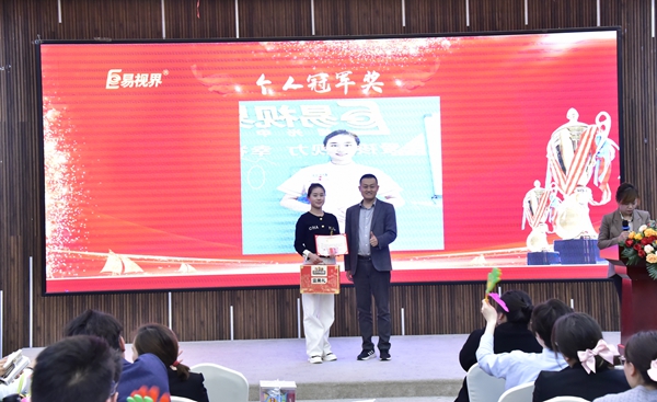 易視界2024年3月個(gè)人業(yè)績(jī)獲得者上臺(tái)領(lǐng)獎(jiǎng)