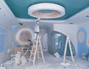 鄭州易視界新店火熱裝修中