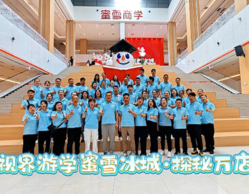 易視界蜜雪冰城研學(xué) 穿越品牌成長軌跡