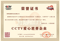 易視界榮獲CCTV愛心慈善企業(yè)榮譽稱號